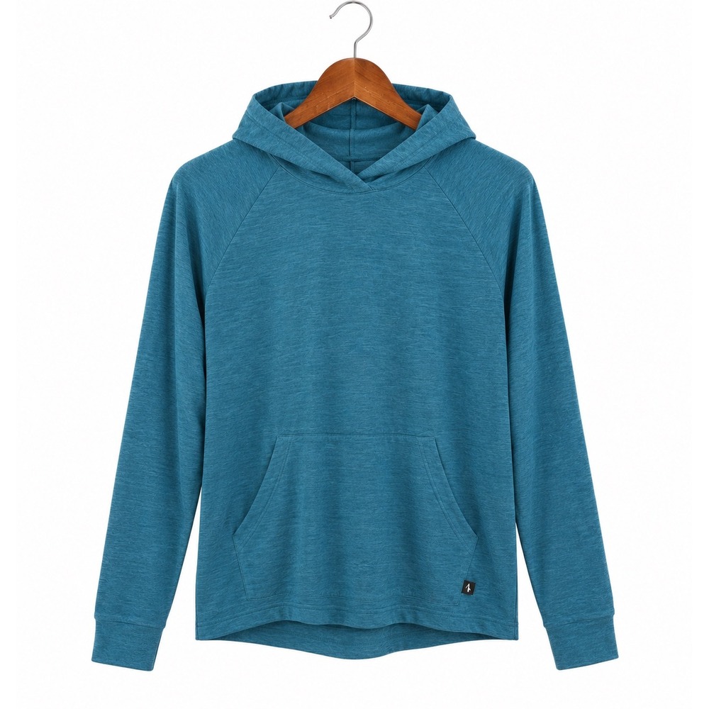 Brooks Hoodie Men's XL Pullover Running Long Sleeve Athletic Lightweight Teal